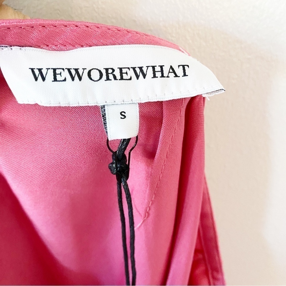 WeWoreWhat Satin Hip Cut Out Midi Skirt NWT - Picture 13 of 14